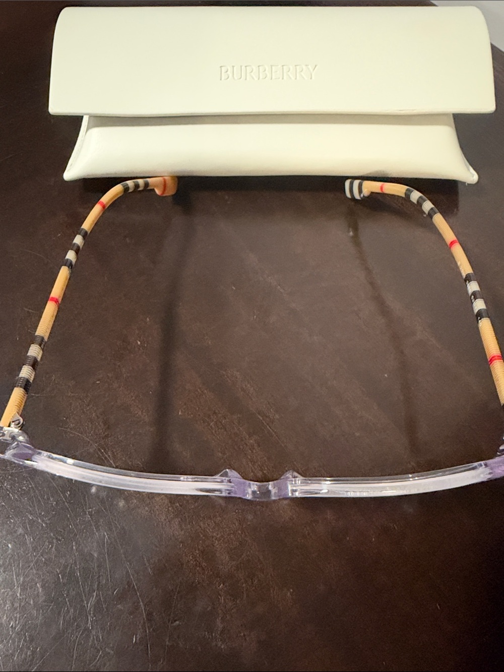 Burberry BE2390 3889 Transparent Eyeglasses- NEW - Picture 8 of 8